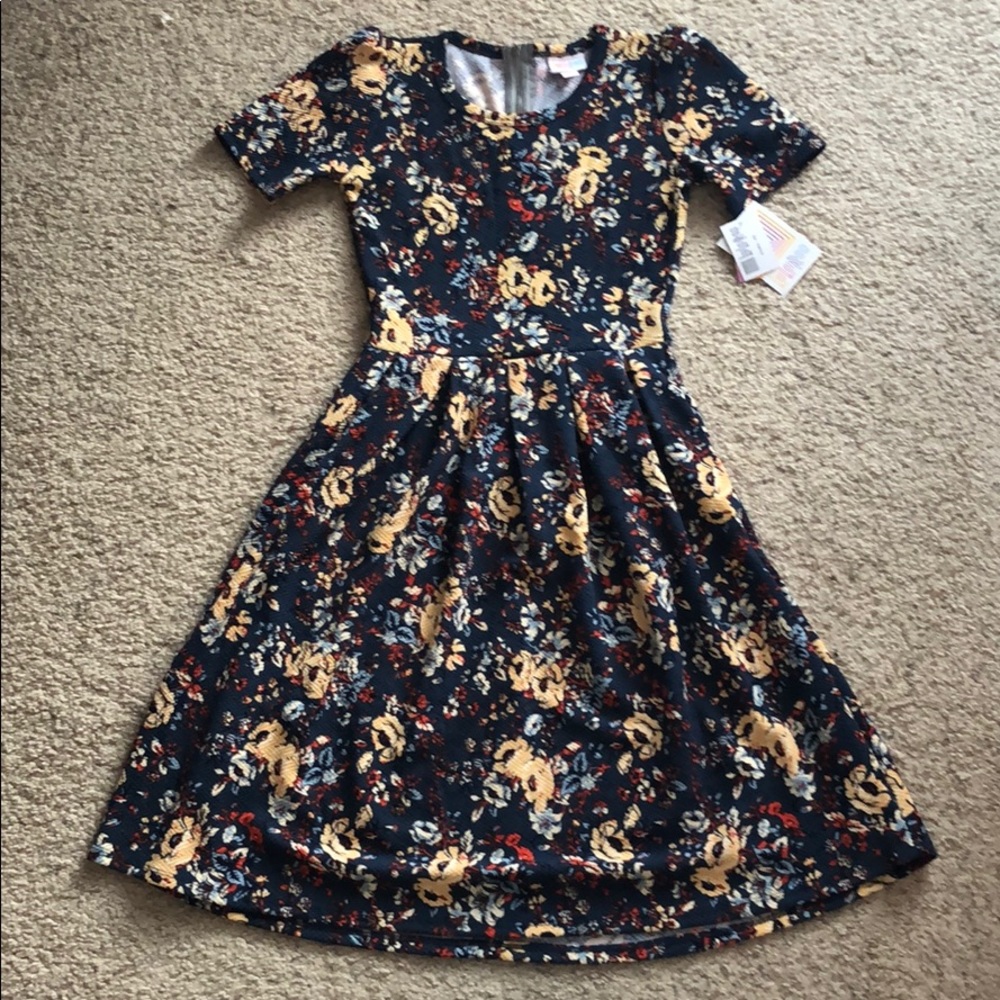 Gorgeous Floral XS LulaRoe Amelia Cassie Material